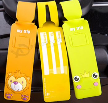 Custom gift suitcase tag waterproof silicone luggage tags