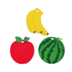 Colorful fruit silicone bag tags for promotional