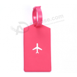 Gepersonaliseerde aangepaste siliconen bagagelabels rubberen tas tag