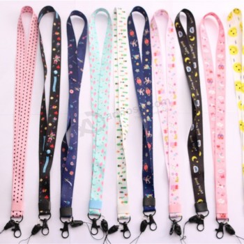 SMSNXY Mobile Phone Straps Rope Neck Lanyard Crystal Grid Strap Key Phone Case Breast Plate Rope Buckle Ring Rotary Rope
