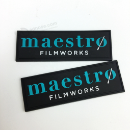 Professional 3D Embossed Silicone Rubber Patches Labels for Clothing