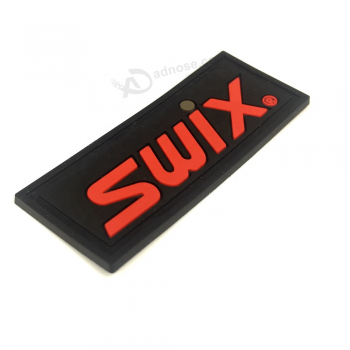 Toppa in gomma con badge in silicone con logo personalizzato promozionale