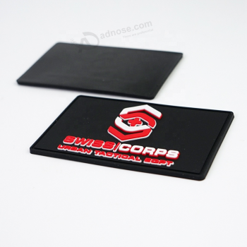 3D PVC Patch for Clothing Embossed soft rubber custom patch