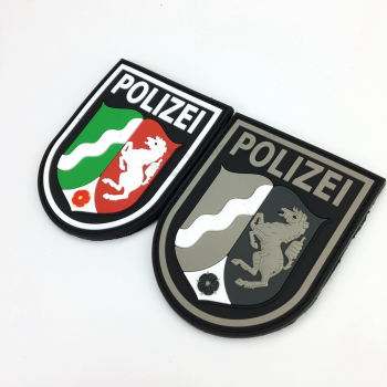 Rubber patch logo manufacturer embossed 3d iron on patch