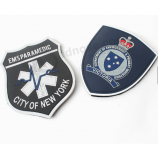 PVC patches custom logo rubber patch design for clothing