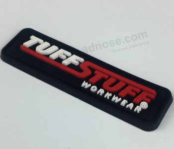 Hot selling 3D silicone clothing label patch custom