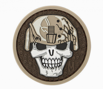 Skull military patch custom soft rubber 2D 3D pvc patch