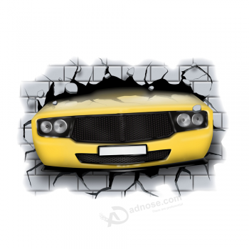 Retail Gift 3D Car Logo Waterproof Sticker Custom