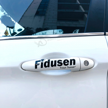 Uv schützen autotüraufkleber mit aufgedrucktem logo