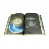 Impresión en línea de lujo del libro de la mesa de centro del color del hardcover