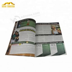 High quality wholesale mini matte fashion paper magazine printing