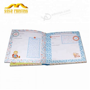 2018 Custom baby record books kids first year memory personalized diary notebook printing