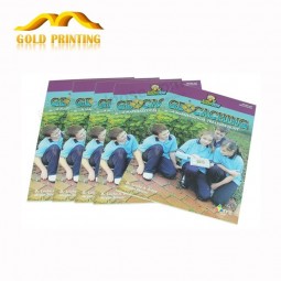 Soft cover full color children school textbook book printing