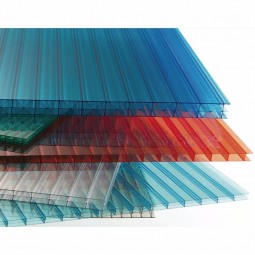 Feuille de plastique solide de polycarbonate creux de pp double couche de toit en polycarbonate solide