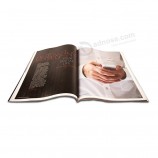 Moda brochura de capa mole impressão de revistas de papel de arte fosco