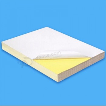 Goldtec self adhesive paper yellow back water base glue