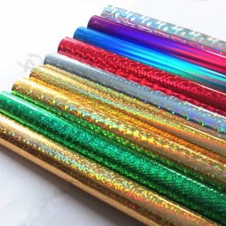 12Microfoon x 64cm x 120m Plain Laser Hot Stamping Foil for Paper