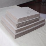 China leveranciers 2mm gerecyclede grijze spaanplaat voor boekbinding