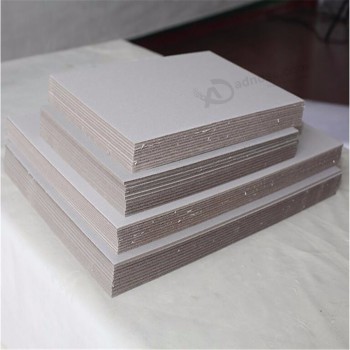 中国供应商2毫米再生灰色刨花板用于书籍装订