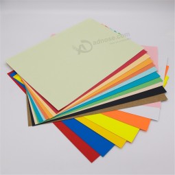 Color Bristol Board Paper Manila Paper Colourful Leather grain embossed paper