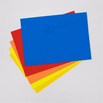 Mill price glossy plain cardboard for paper file cover
