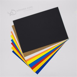 Color paper cardboard leather look paper