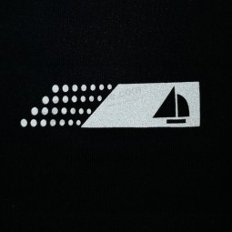 Custom Reflective heat press clothing labels for Clothing