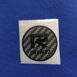 étiquette réfléchissante de transfert de chaleur imprimée à rayures diagonales pour vêtement