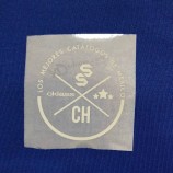 Etichetta di trasferimento di calore riflettente cerchio alfabeto per indumenti