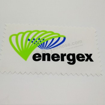 Pantalla de impresión de pantalla imprimible etiqueta de transferencia de calor con logo para la prenda