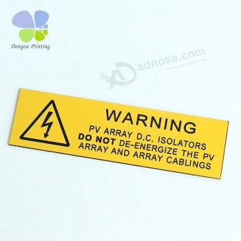 Low price custom use long lasting adhesive sticker abs label
