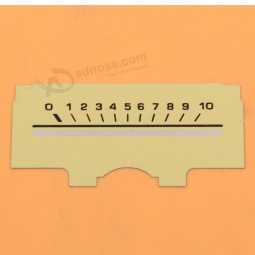 custom logo printed metal tags for machine