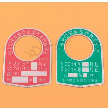 Hoge kwaliteit aangepaste kleine aluminium logo gegraveerde metalen tag
