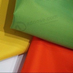 Matériau personnalisé 1680d nylon balistique pvc pu polyester enduit un-Deux brins pour sac à dos
