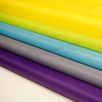 定制材料衬里塔夫绸210t聚酯牛津布与pu涂层