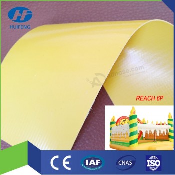 PVC Inflatable fabric for Kids Trampoline 1000*1000/20*20 650g Reach6P