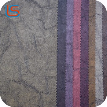 Diseño de moda en cuero pvc para sofá tapicería de muebles en cuero sintético
