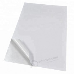 Wholesale custom high quality 80/95/100 Gsm A3 A4 A5 Self Adhesive White Woodfree Sticker Paper
