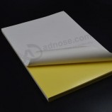 新しい熱い販売製品:粘着紙用の高光沢ミラーコート紙