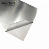 Wholesale custom high quality 80Gsm Soft Metal Silver Aluminium Foil Film Self Adhesive Backed Paper Sheet