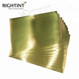 Wholesale custom high quality Reflective Gold Film Self Adhesive Foil Paper Rolls