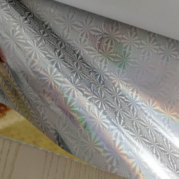 Breng gemetalliseerd papier metallisch papier over
