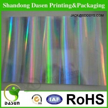 Wholesale custom high quality Holographic rainbow wrapping paper roll