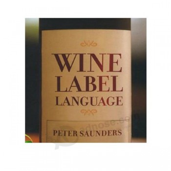 Wholesale custom high quality label printing service and design for wine company