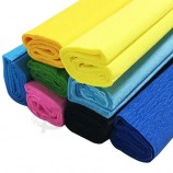 Wholesale custom high quality Colored Crepe Paper Rolls Floral Gift Wrapping Crafts