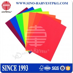 Fluorescent corrugated paper with high quality