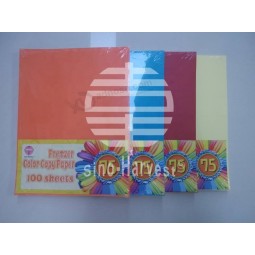 Carta multicolore per copia cartacea a4 cartoncino sottile carta da stampa 100 fogli mix di colori