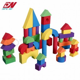 Suave no-Toxico personalizado eva bloques de espuma eva juguete de espuma bloques de construcción de juguetes