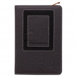 卸売カスタムノートブックa5 b5 puファブリックハードカバーノートブック