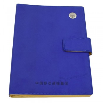 Impressão de notebook de negócios promocionais personalizados com logotipo a6 a5 pu leather notebook